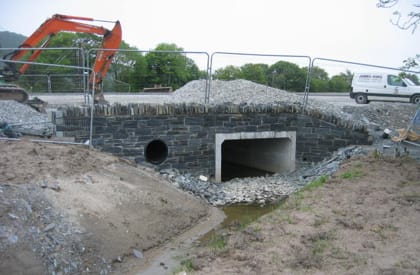 Otter Survey - Underpass Construction Otter Survey - Underpass Construction
