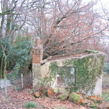 Outbuilding prior to restoration to bat roost